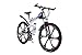 OPATER MTB Mountain Bike 26″ 24 Speed Sturdy Carbon Steel Frame Bike for Men and Women (Silver)