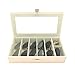UnionPlus Sunglasses Case Organizer, Multiple Sunglasses Eyeglass Glasses Display Holder Collector, 5 Slots for Sunglasses Storage and 2 Small Slots for Accessories, Pink