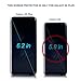 Goodsail Samsung [S8 Plus] Tempered Glass Screen Protector with 3D Curved Ultra Clear Shatter-& Scratch-Proof (Transparent)