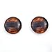 16mm Pair of Brown Horse Glass Eyes for Animal Sculptures or Jewelry Making Crafts