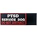 Service Dog Patch Vests/Harnesses PTSD Do Not Distract Applique Embroidered Fastener Hook & Loop Emblem