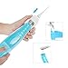 NPET 220ml Cordless Water Flosser Professional Dental Oral Irrigator, Portable and Rechargeable IPX7 Waterproof 3 Modes Water Flossing Teeth Cleaner with 4 Jet Tips for Home & Travel Use