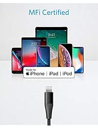 Anker - Cable USB C a Lightning (certificado Apple Mfi, 5.9 ft), 6 patas