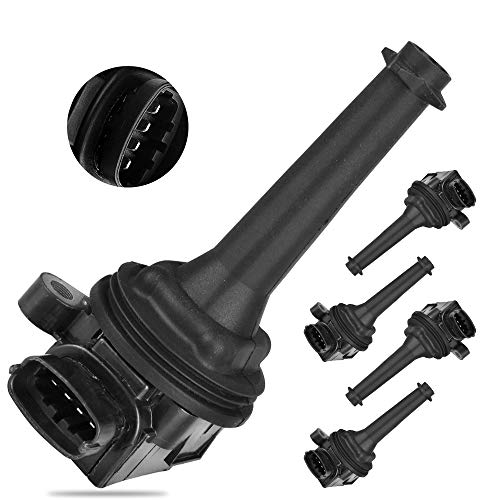 Ignition Coil Coils Pack of 5 for Volvo C70 S60 S70 S80 V70 XC70 XC90 UF341