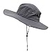 Connectyle Outdoor Cowboy Sun Hat Wide Brim Bucket Fishing Hats Summer String Hat