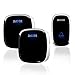 Wireless Doorbell, ZetHot Waterproof Wireless Door Bell Chime Kit With 1000 feet Range, 36 Chimes, 4-Level Volume with Blue Light, No Batteries Required for Receivers