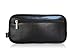 Mister Bag Leather Toiletry Bag Travel Toiletries Bag, Black