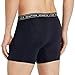 Kenneth Cole REACTION Men's Cotton Stretch Boxer Brief Underwear, Multipack, Black/Black KC Life/Black Tribeca Bar Stripe, L