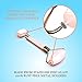 Certified Rose Quartz Roller for Face and Gua Sha Tools - Jade Roller Alternative - Anti Aging Massage Products that Reduce Puffiness, Wrinkles and Dark Spots