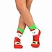 Funny Holiday Novelty Little Kids Boys Girls Crew Socks 3-Pair (3-5 Years, Christmas Faces)