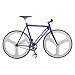 SOLOMONE CAVALLI SC Fixed Gear 700c Tri Spoke Rim Front Rear Single Speed Fixie Bicycle Wheel Set