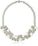 Gymboree Girls' White Gem Necklace
