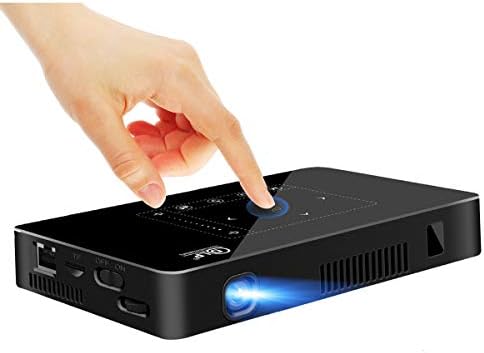 Pocket Projector, CACACOL T11 Portable Projector Support 1080P Full HD Wi-Fi Wireless Connectivity, Portable Mini Projector Max Throw 120" Screen, OSRAM LED Lamps Work for 30000 Hours