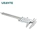 UBANTE Quality Electronic Digital Caliper Inch/Metric/Fractions Conversion 0-6 Inch/150 mm Stainless Steel Body Green/Silver Extra Large LCD Screen Auto Off Featured Measuring Tool
