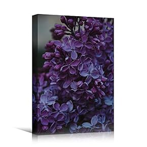 signwin Canvas Wall Art Purple Petals Colorful Farmhouse/Country...