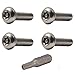 Fastenere Torx Security Machine Screws - 1/4-20 x 1