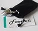 Fosrion Versatile Tail Stainless Steel Fox Tail: Sensual Anal Plug & Stylish Keychain (Medium Plug, Red)