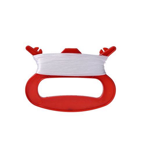 Dabixx Kite for Children, D Shape Kite Reel Winder Line Outdoor Single Line Kites String Kite Line - B#