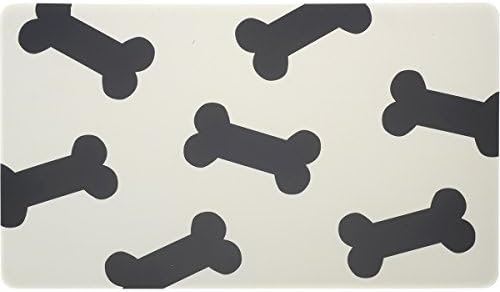 Slicker Bones Dog Water &amp; Bowl Dining Placemat