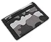 RFID Trifold Canvas Outdoor Sports Wallet for Kids - Front Pocket Wallet with Magic Sticker (Gray)