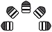 Duraflex 25-1 Inch Tension Lock Triglides