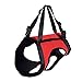 Dogs Lift Harness - Dogs Lift Support Rehabilitation Harness Helping Support for Elderly or Arthritis Dogs (REAR-L, Red)