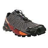 Salomon Speedcross 4 CS Trail Running Shoe - Men's Autobahn/Detroit/Orange Rust, US 10.0/UK 9.5