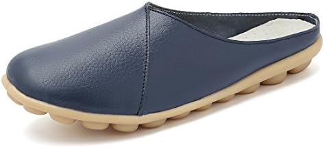 KEESKY Womens Mules Slippers Blue Size 7