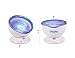Light Projector, Ohuhu Remote Control Night Light Upgraded Ocean Wave Light Projector 7 Colors with Built-in Speaker