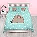 Pusheen Doughnut Design Duvet Cover | Reversible Two Sided Official Bedding Duvet Cover with Matching Pillow Case (UK Double/US Full)