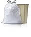 Glad Trash Bags, ForceFlex Tall Drawstring Garbage Bags, 13 Gallon White Trash Bags for Tall Kitchen Trash Can, Mediterranean Lavender with Febreze Freshness to Eliminate Odors, 40 Count