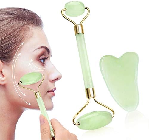 Anti-Aging Jade Roller & Gua Sha Scraping Massage Tool