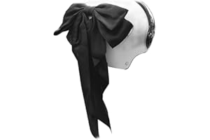 TSANGBABY Long Bows Skiing Helmet Ears Accessory Big Bowknot Women Motorcycle Helmet Decoration for DIY Christmas Skating Helmet