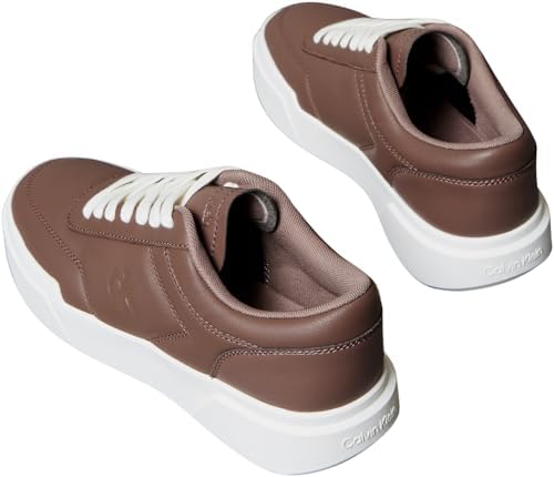 OXF LTH YW0YW02032 Chaussures Basses à Lacets pour Femme, Violet (Marron boueux/Gris Cristal/Gomme), Pointure 40, Gomme Gris Cristal Violet boueux, 39.5 EU
