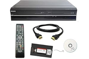Toshiba VHS to DVD Recorder VCR Combo w/ Remote, HDMI (Renewed)