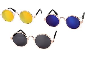 Dog Cat Glasses Teddy Small Dog Sunglasses British Short Cloth Doll Sunglasses Puppy Jewelry Pet Supplies Adorable Quality an