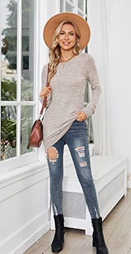 Tunic Sweater Long Sweatshirts For Leggings Women Tunic Tops For