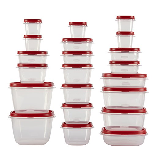 FOOD STORAGE CONTAINERS PLASTIC KITCHEN Easy Find Lids 42piece Set