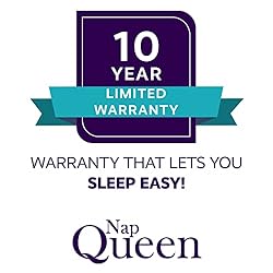 NapQueen Anula, Twin-XL 6'' Green Tea Memory Foam