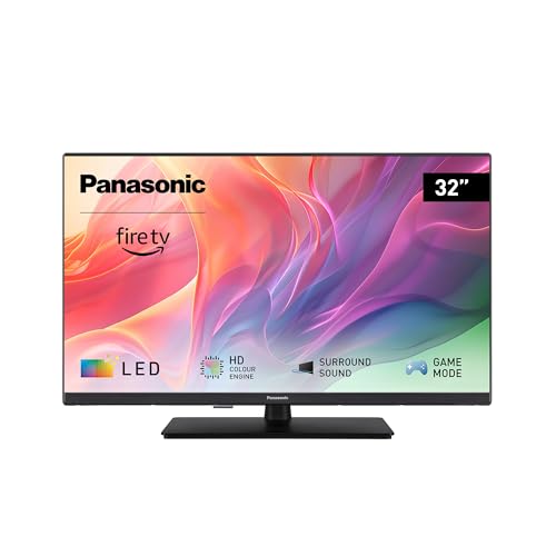 PanasonicTV-32S55AEZ, Série S55 32 Pouces Full HD LED Smart TV, 2024, Fire TV, HD Colour Engine, HDR, Contrôle Vocal Alexa, Mode Jeu, Lecteur Média, Expérience Visuelle Exceptionnelle