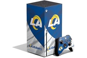 Skinit Decal Gaming Skin Compatible with Xbox Series X Bundle - Officially Licensed NFL Los Angeles Rams Design