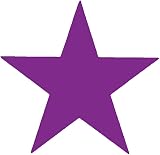 SuperStickers Pre Inked Star Stamp for Teachers Purple 28mm view 2