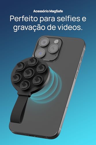 VX Case Suporte Mag-Safe com Ventosa Mag Suction Holder Fixação Forte 360° Ajustável