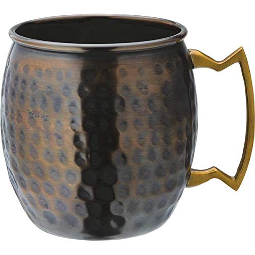 Utopia Aged Copper Hammered Round Mug 19oz / 540ml - Case of 6 -