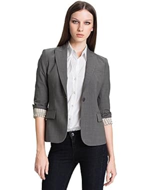 Theory Gabe B Light Heather Grey Virginwool Blazer Jacket 12