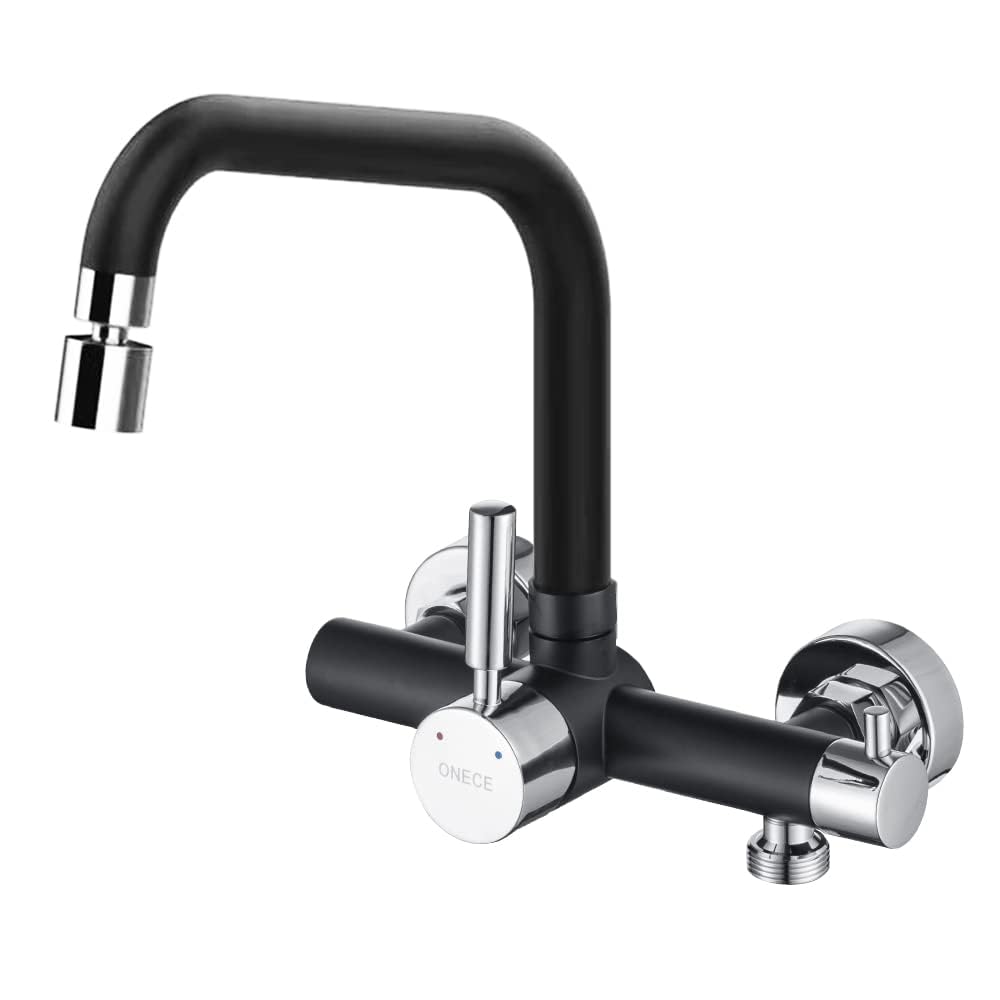 ONECE Black Wall Fitting Tap