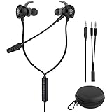 BlueFire 3.5 MM Gaming Headphone Wired Gaming Earphone Noise Cancelling Stereo Bass E-Sport Earphone with Adjustable Mic for PS4, Xbox One, Laptop, Cellphone, PC (Black)