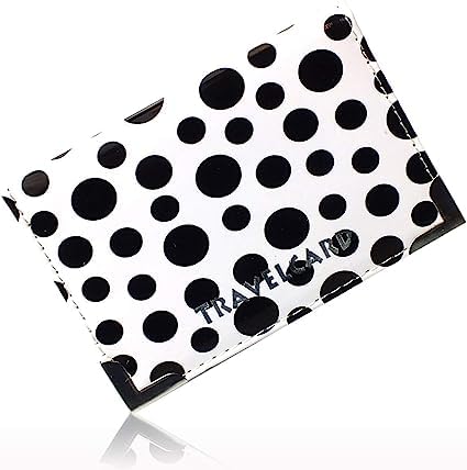 Lizzy | Travel Wallet Case | White PU Leather | Holds Passport, Credit Cards, Oyster, ID | Slim Unisex Design for Organised Commuting and Card Storage