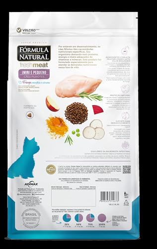 Fórmula Natural Fresh Meat Ração Seca Para Cães Filhotes De Pequeno Porte Sabor Frango 2,5Kg | 2,5Kg