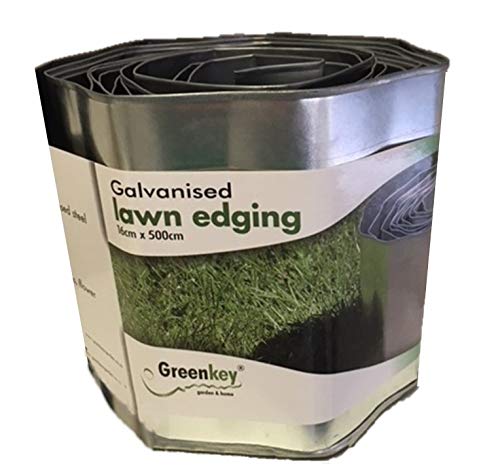 Galvanised Lawn Edging 16cm x 500cm